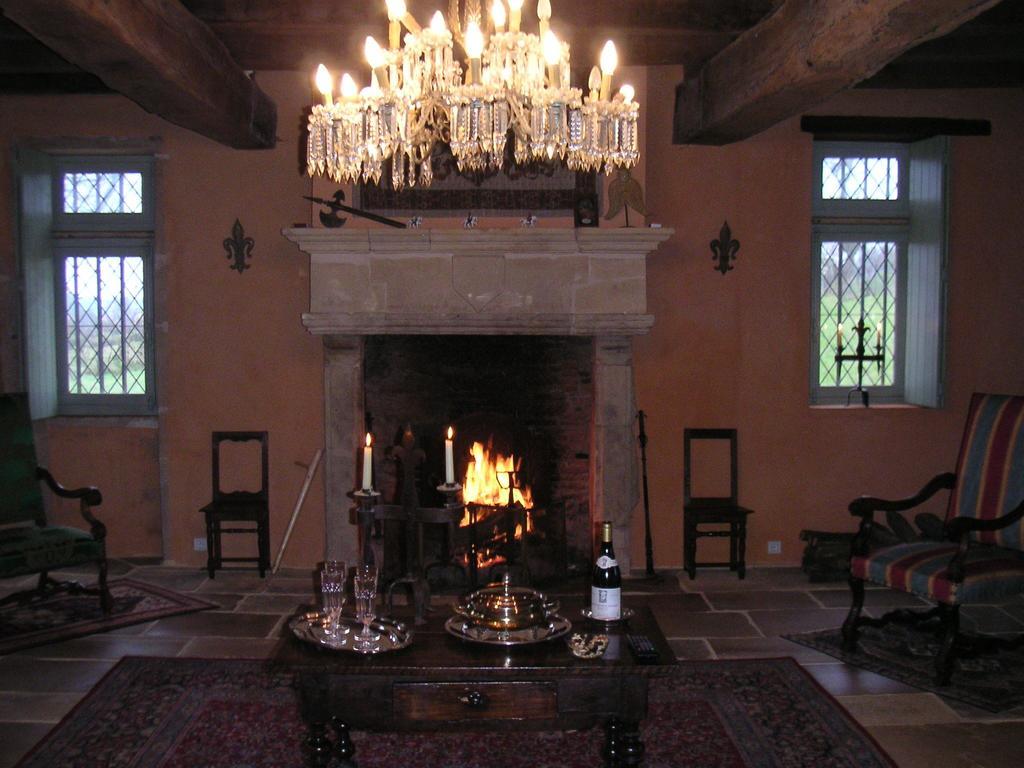 Bed and Breakfast Manoir De Malfarat Charlieu Esterno foto